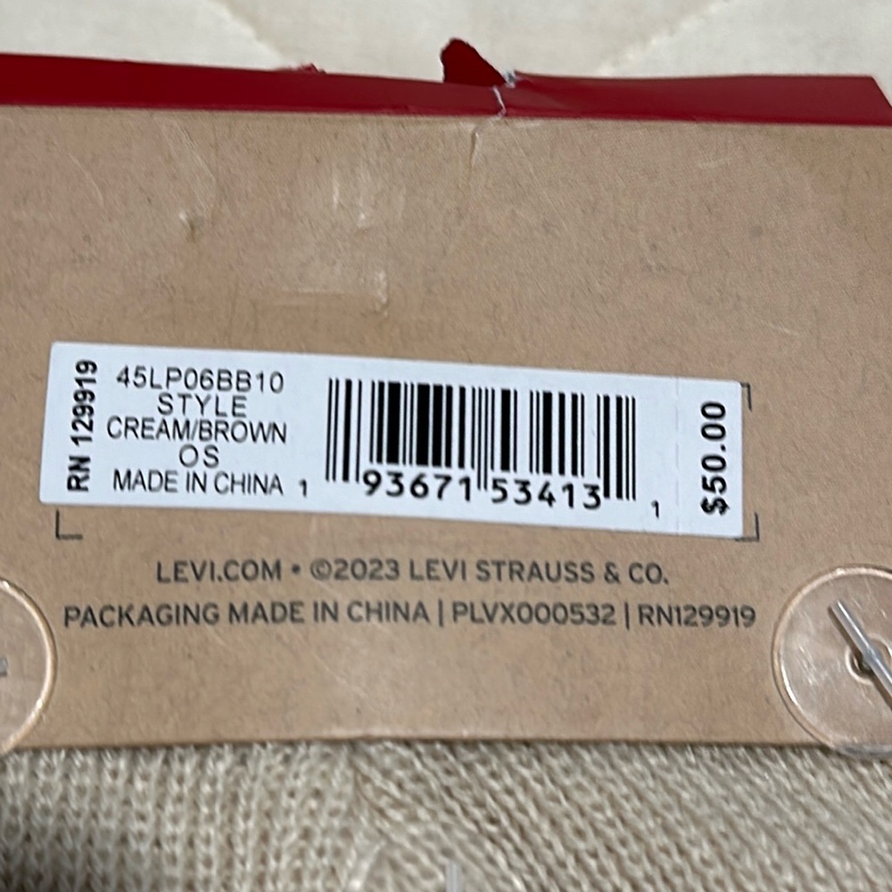 Levi’s Knit Caps 2-Pack OS NWT - Picture 3 of 7